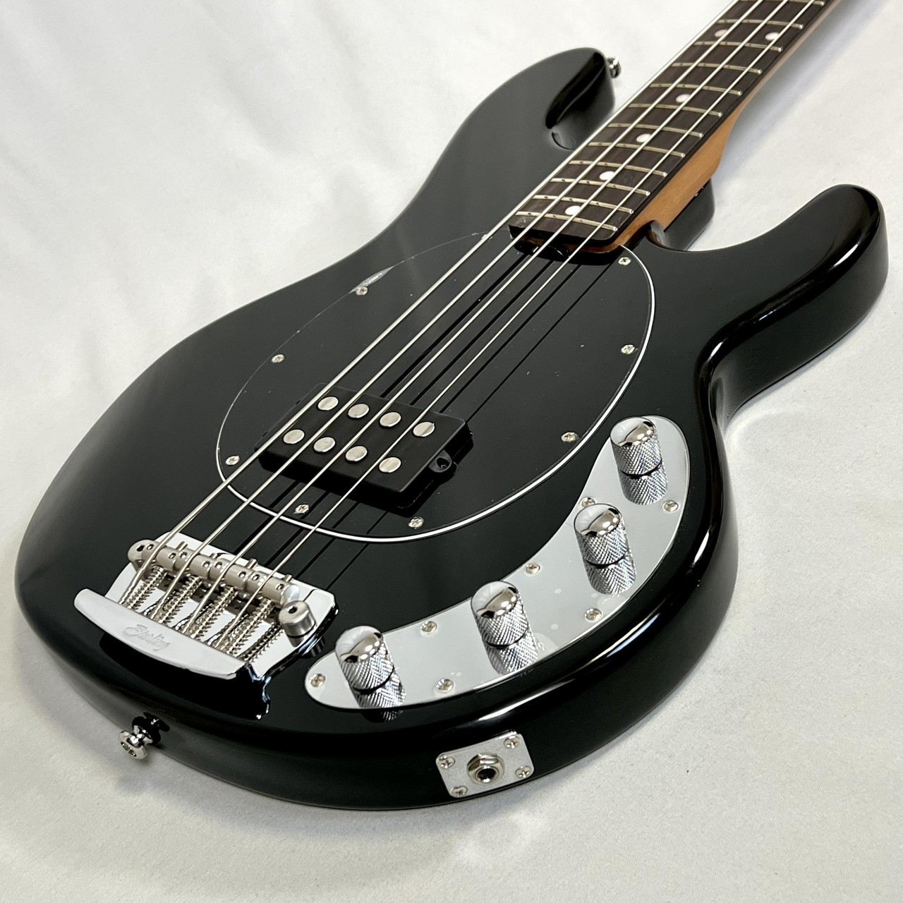 ベース Sterling by MUSIC MAN/Ray34-BK-R2 Custom Sterling By Music Man StingRay RAY34 Bass Guitar - Black with Bag