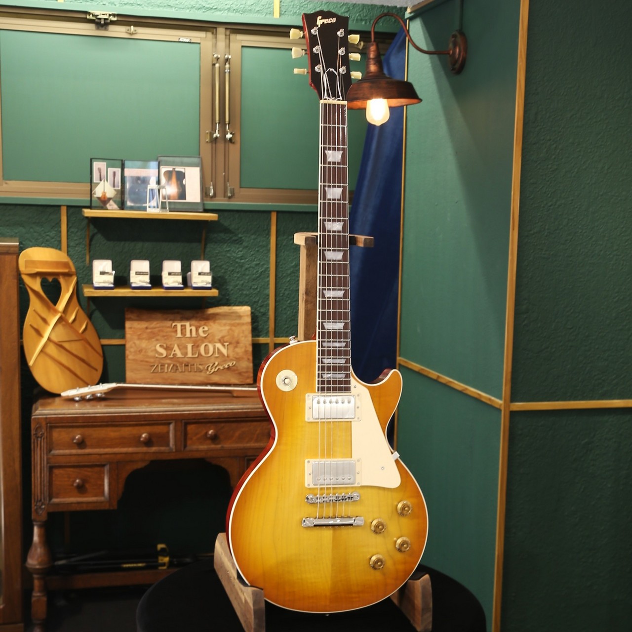 グレコ　エレキギター クリームカラー Amazon | Greco グレコ エレキギター WS-STD SSH Pearl Pink