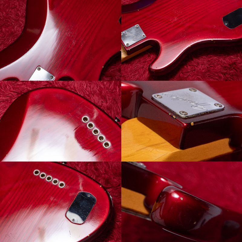 Fender American Deluxe Jazz Bass V Crimson Burst 1997 4.320kg