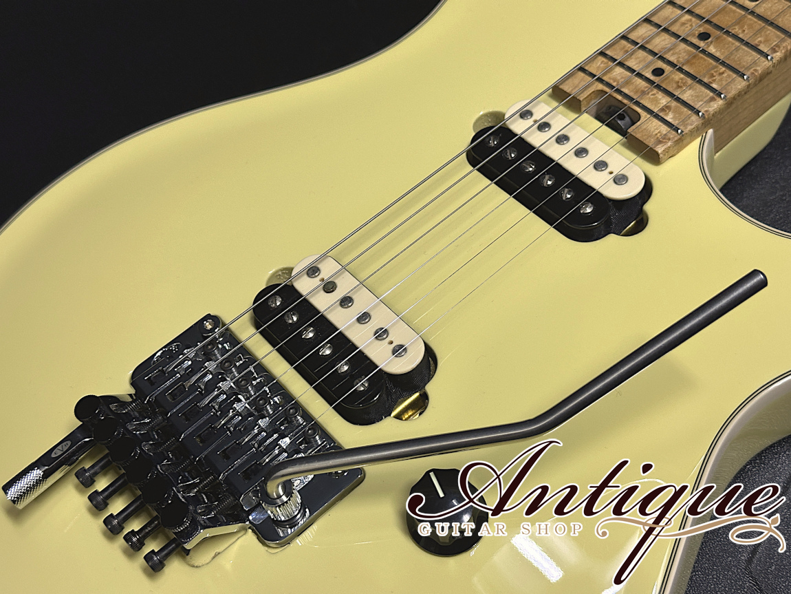 EVH Wolfgang USA 2011 Vintage White /Birdseye Maple FB FRT w