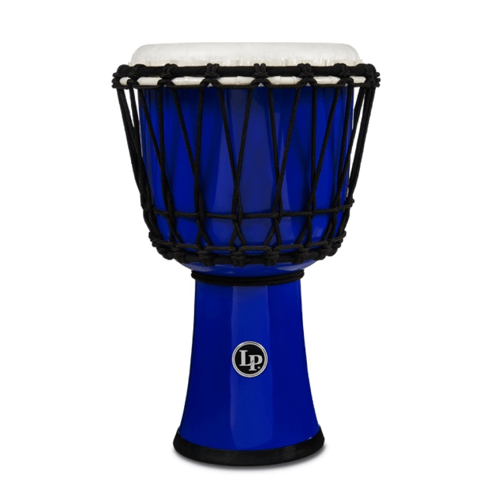 LP LP1607BL 7-INCH ROPE TUNED CIRCLE DJEMBE WITH PERFECT-PITCH HEAD BLUE ジャンベ