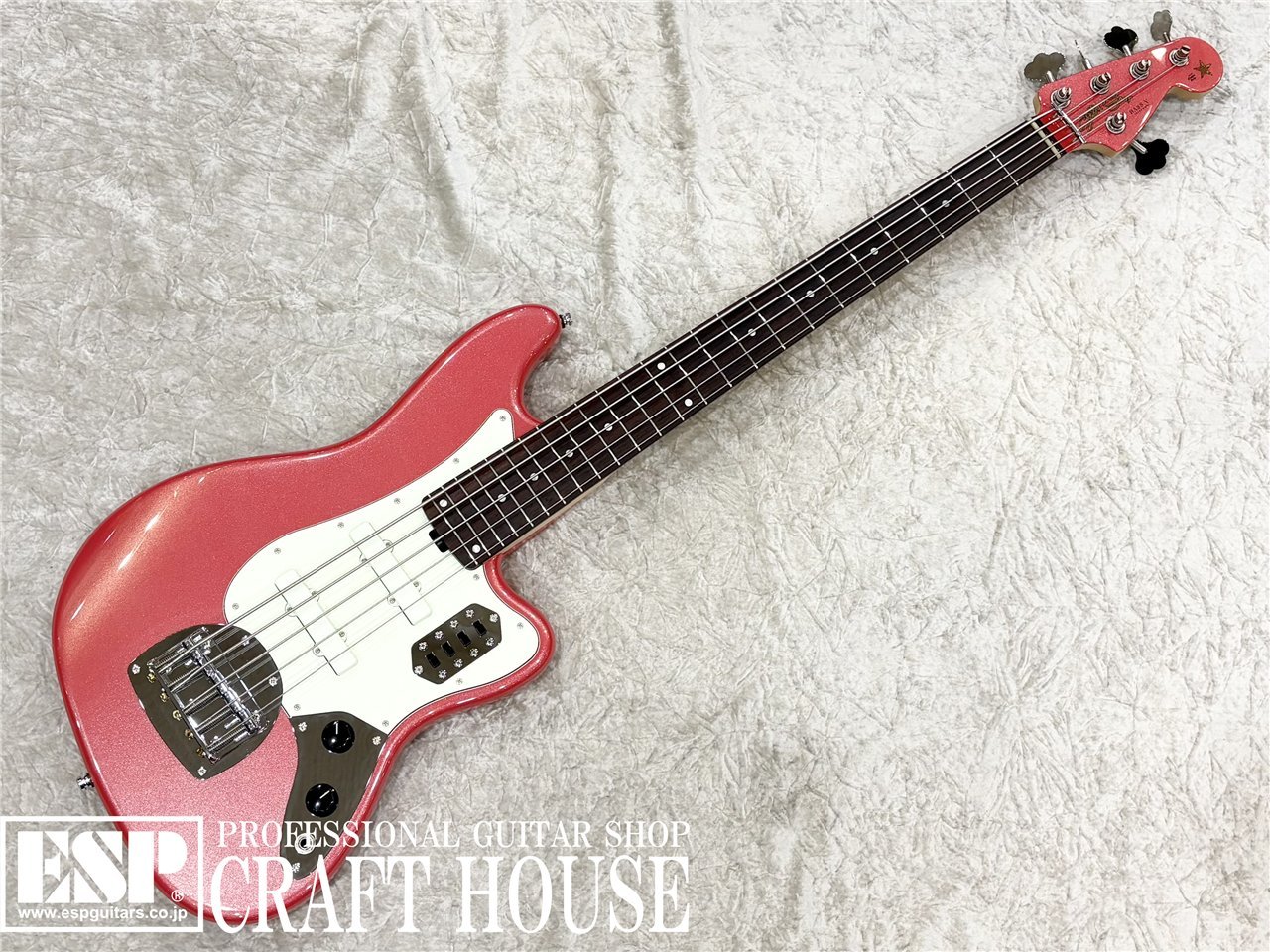 STELLA GEAR BASS V / Sparkling Fiesta Red（新品/送料無料）【楽器