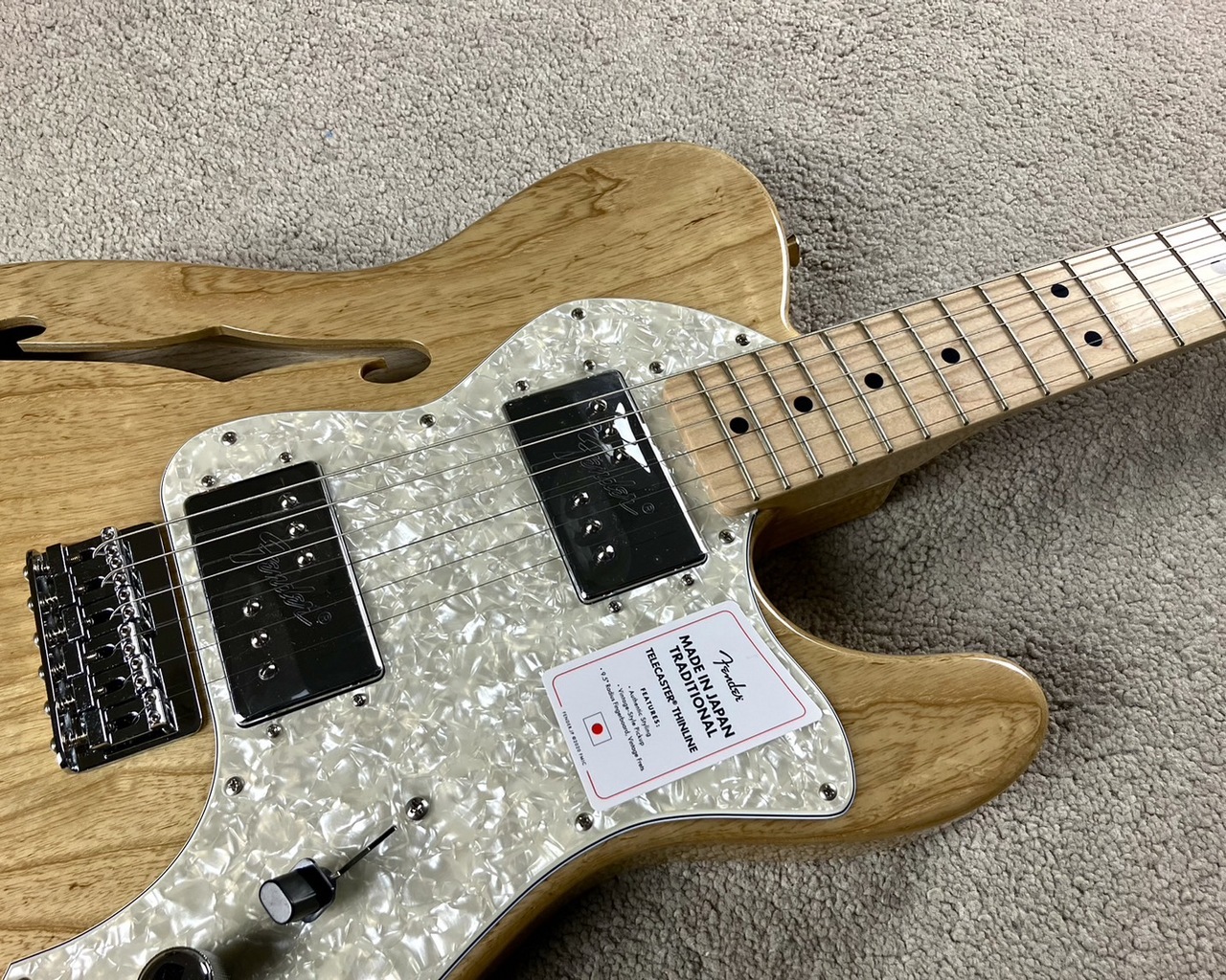 Fender Made in Japan Traditional 70s Telecaster Thinline -Natural