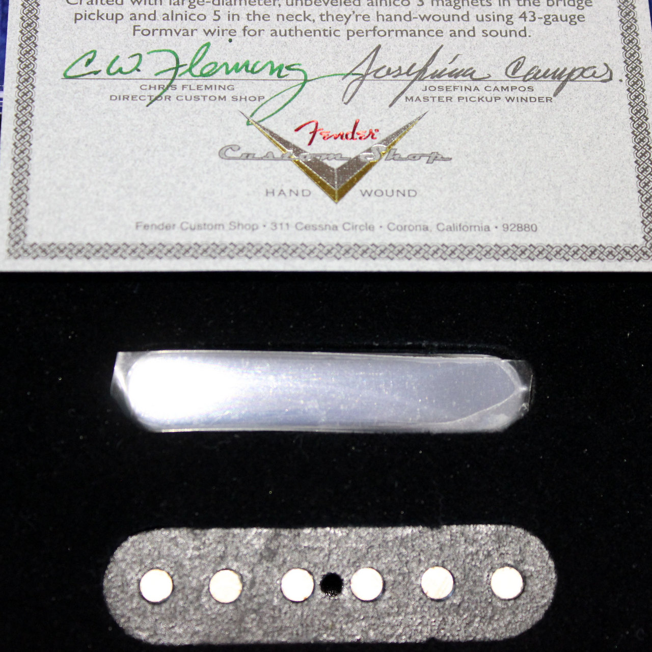 Fender Custom Shop ホセフィーナ '50/'51 BLACKGUARD TELE HAND WOUND