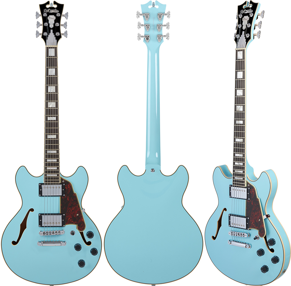 D'Angelico Premier Mini DC -Sky Blue-【Webショップ限定】（新品/送料無料）【楽器検索デジマート】