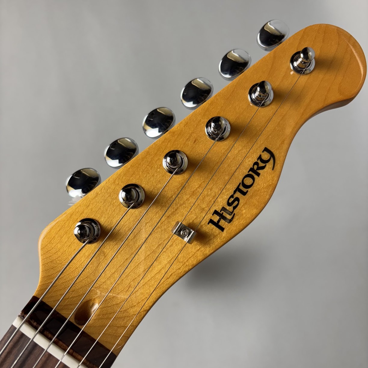 ブラックエレキギター 木製ボディ ハムバッカー HISTORY HTL-Performance Vintage Black ハムバッカー切替可能