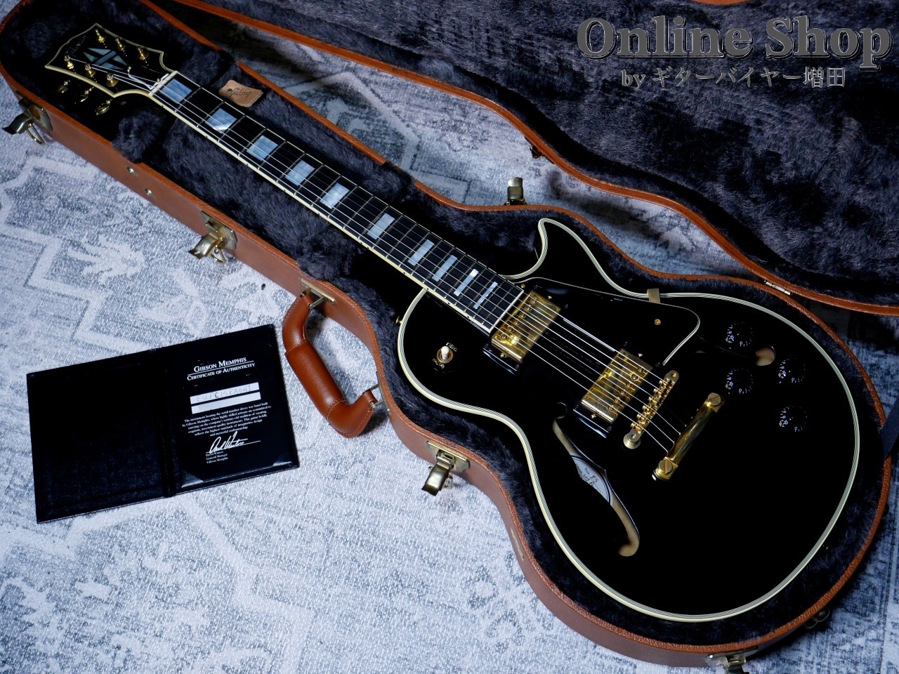 Gibson Memphis 【試奏動画】2015 ES-Les Paul Custom Ebony（中古
