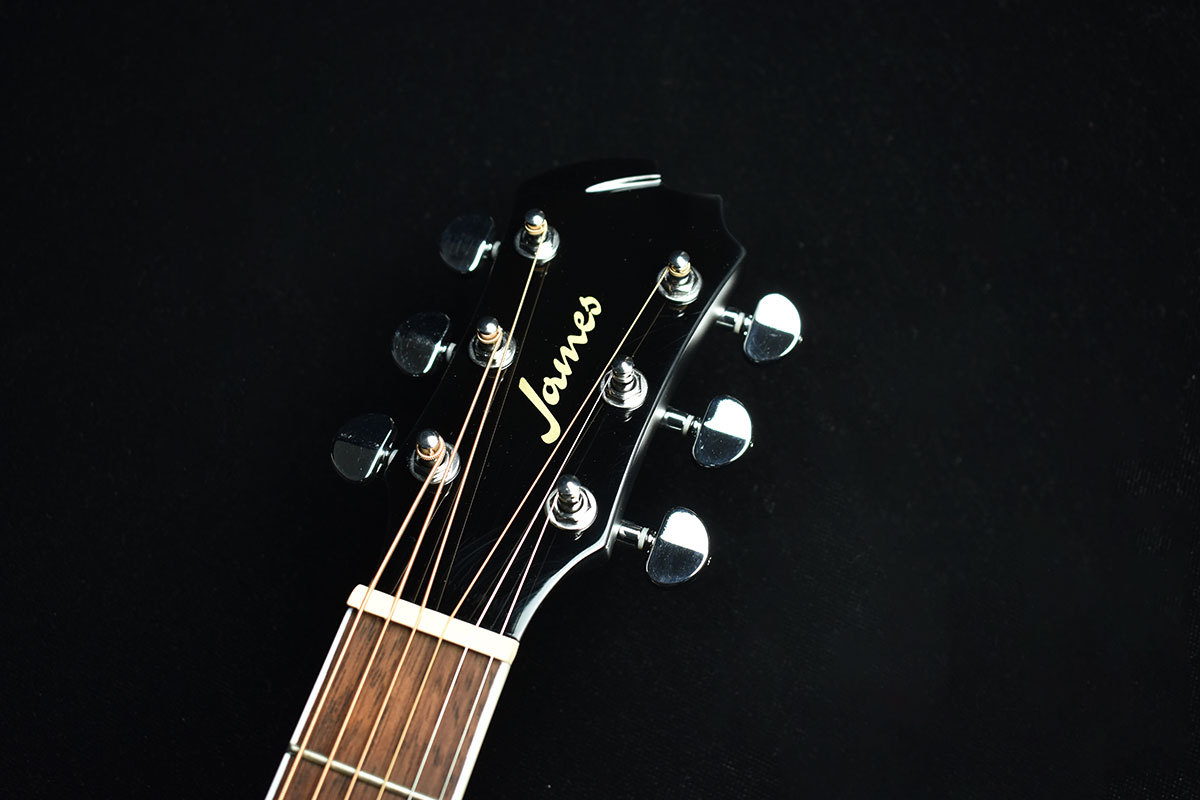 James J-300A Black アコースティックギター oooタイプ 【島村楽器限定