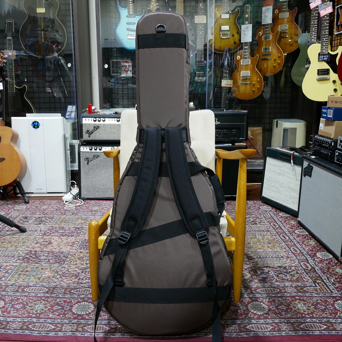 キ*助様 NAZCA JB/PB用 ギグバッグ ダークブラウン Crews ロゴ