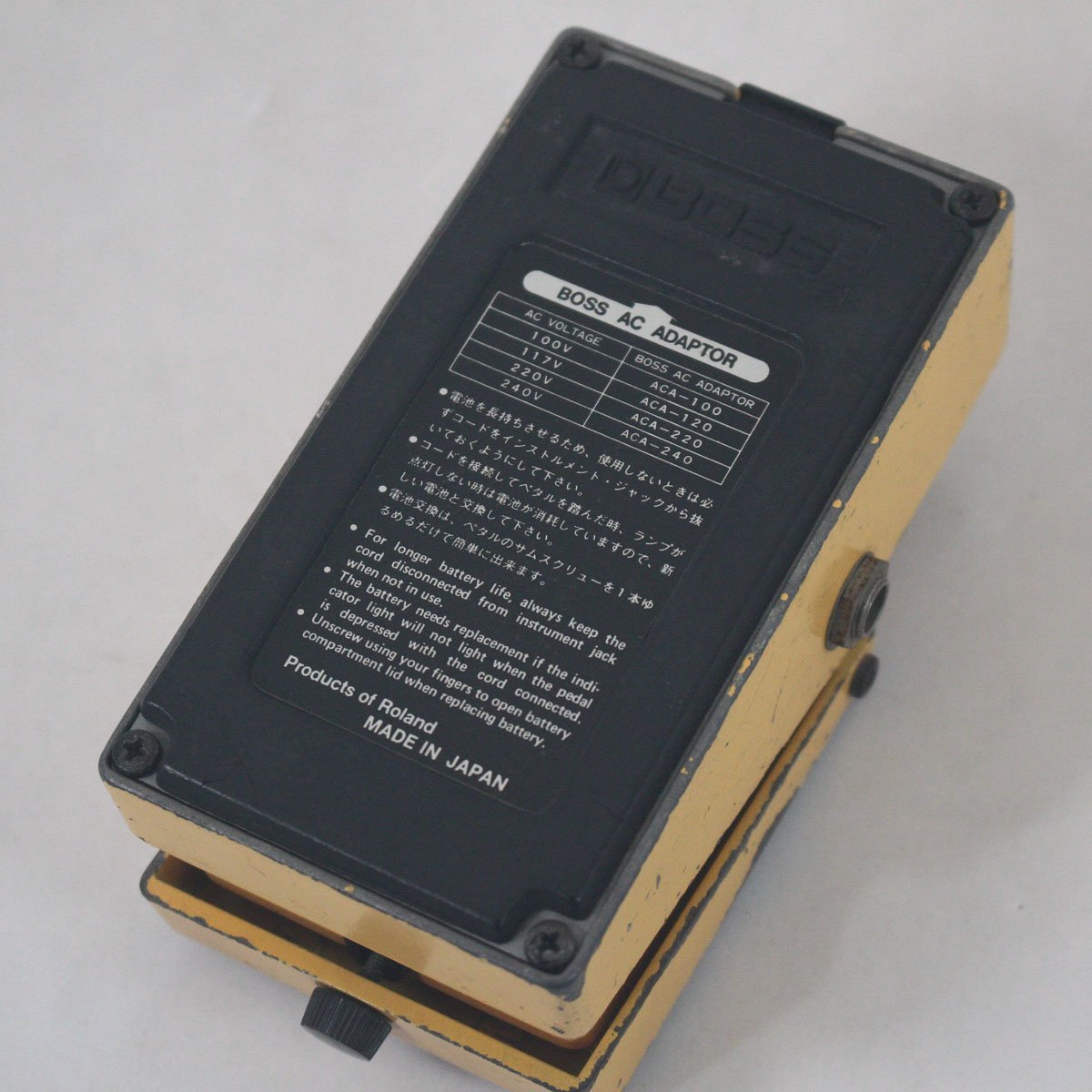Boss OD-1 Overdrive 1980 Japan Vintage Pedal JRC4558D Silver