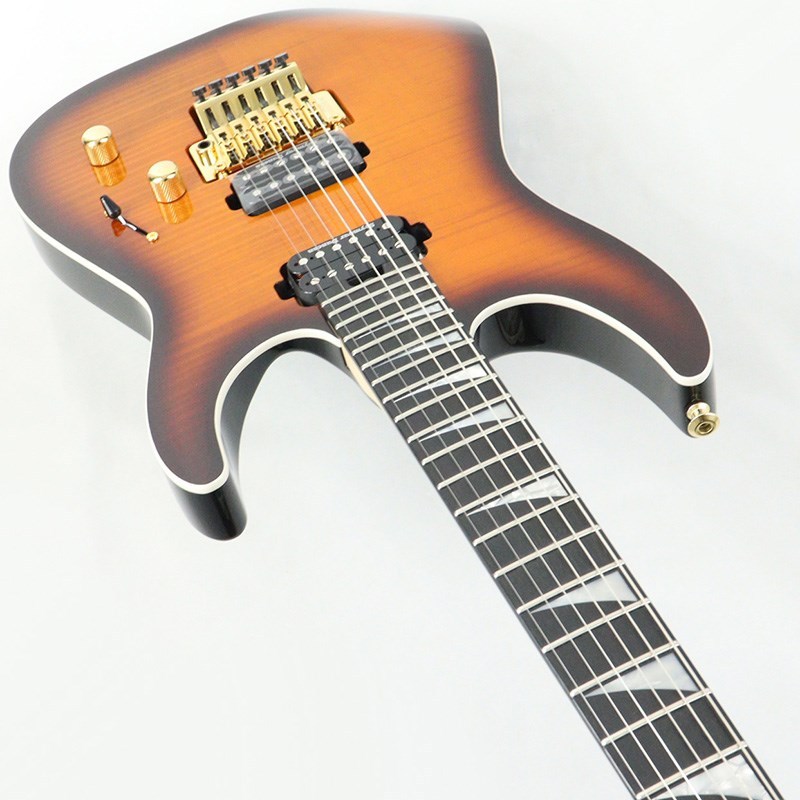 Jackson MJ Series Dinky DK Flame Maple (Amber Burst/Ebony)（新品
