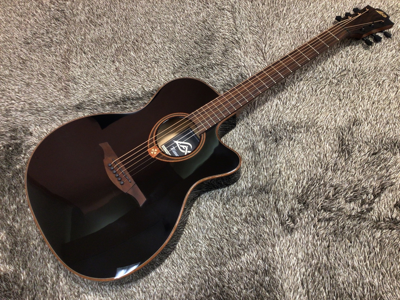 LAG アコースティックギター ブラック LAG Guitars T118ASCE-BLK エレクトリックアコースティック