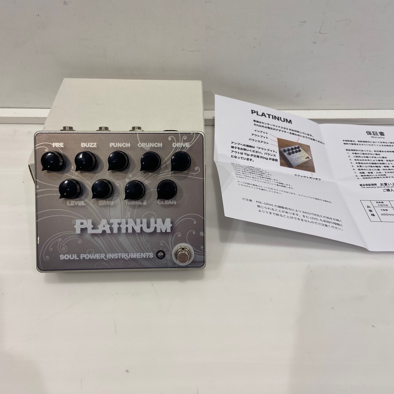 Soul Power Instruments PLATINUM ベース用プリアンプ(中古 Soul Power Instruments PLATINUM ベース用プリアンプ(中古