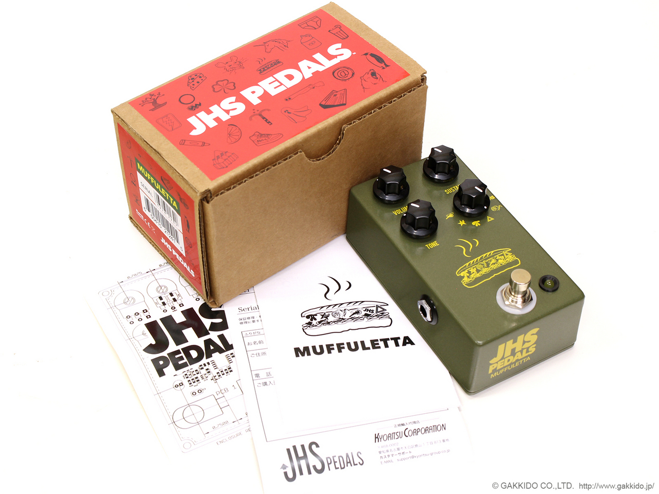 JHS Pedals Muffuletta (Distortion / Fuzz)（新品）【楽器検索