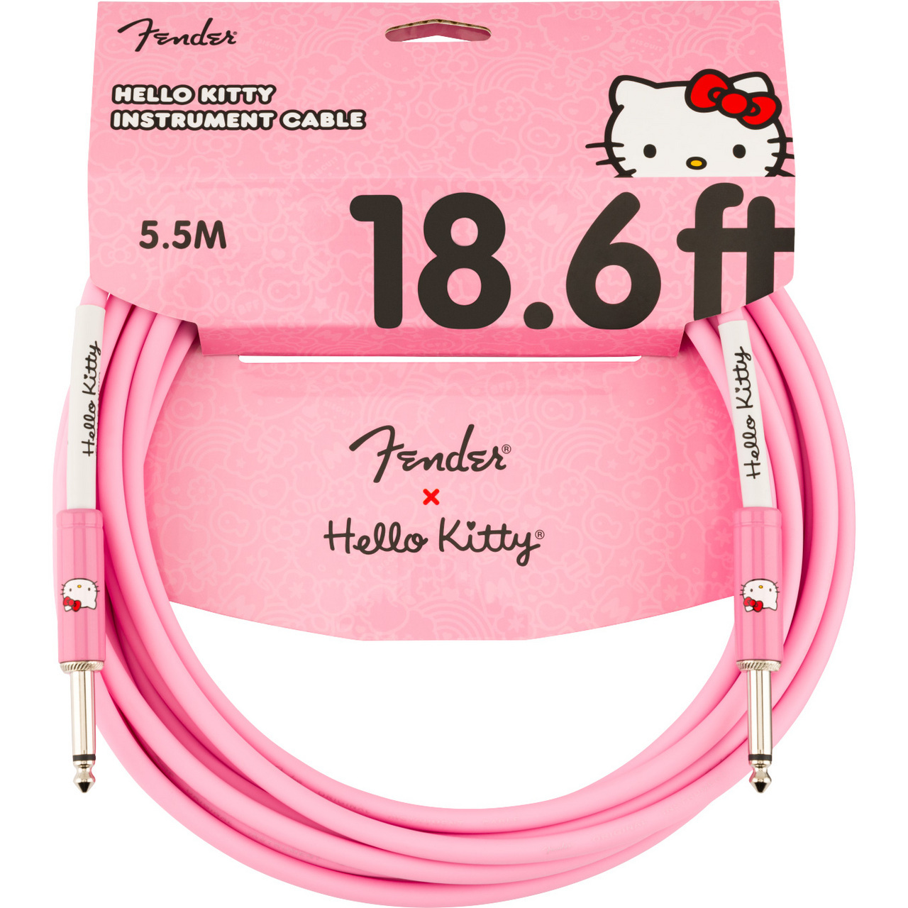 【公式】フジのお歳暮・冬ギフト - WEBカタログ掲載中 FENDER Fender x 18.6FEET(約5.5m CABLE ORIGINAL KITTY HELLO ハローキティ