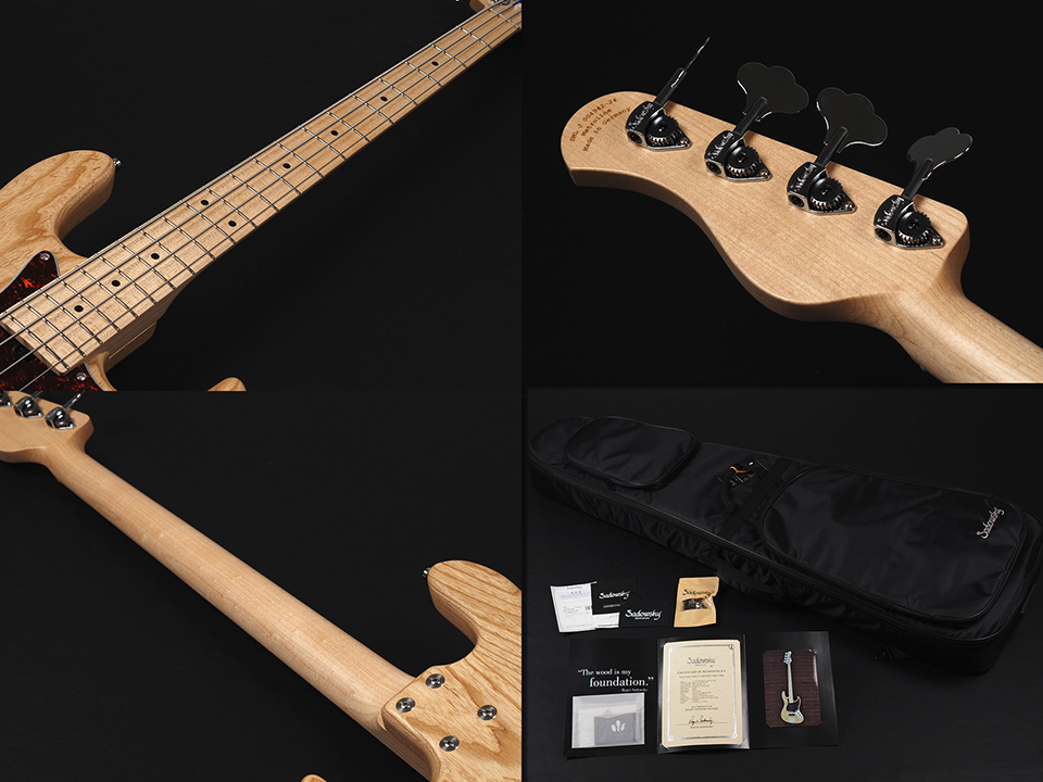 Sadowsky MetroLine ML21 VJ4 Ash NAT STN ~Natural Transparent Satin