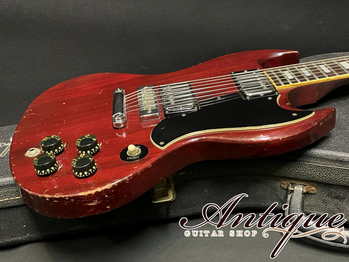 Gibson SG Standard 1975 Cherry /Dark RWFB /Tur Back Super