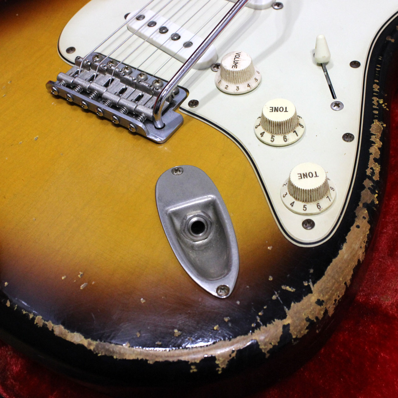 MJT BODY Stratocaster スタイル Relic(Aged) ローズ指板 です。（中古）【楽器検索デジマート】