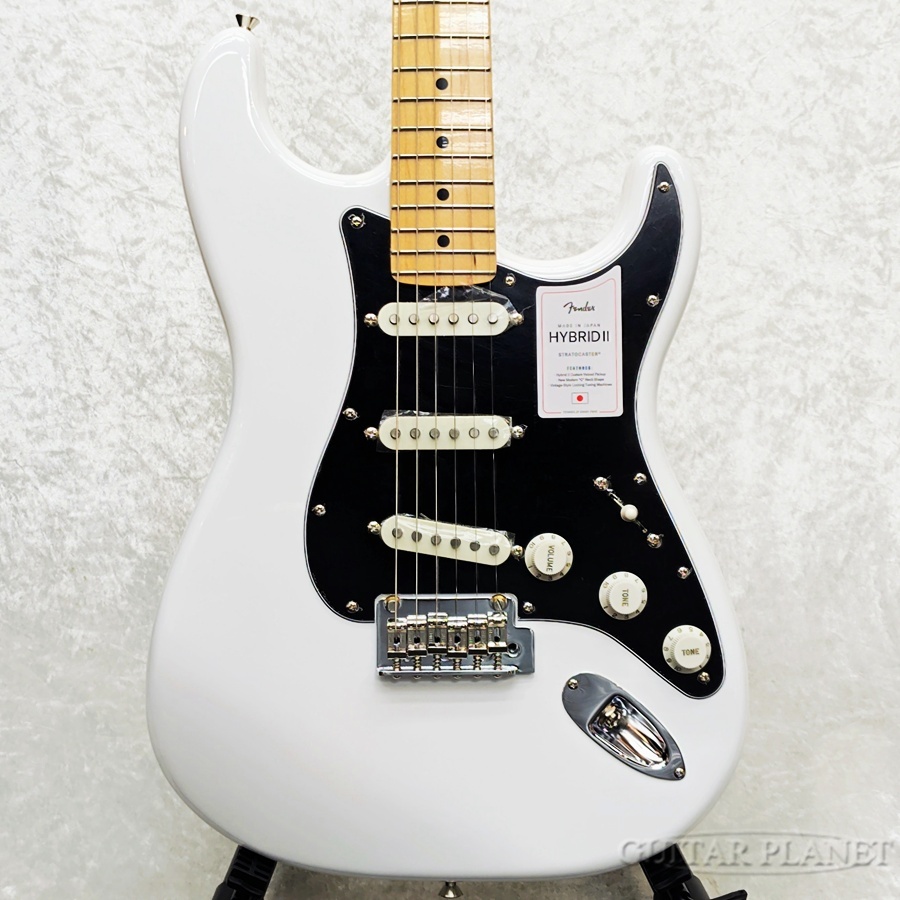 Fender Made In Japan Hybrid II Stratocaster -Arctic White/Maple