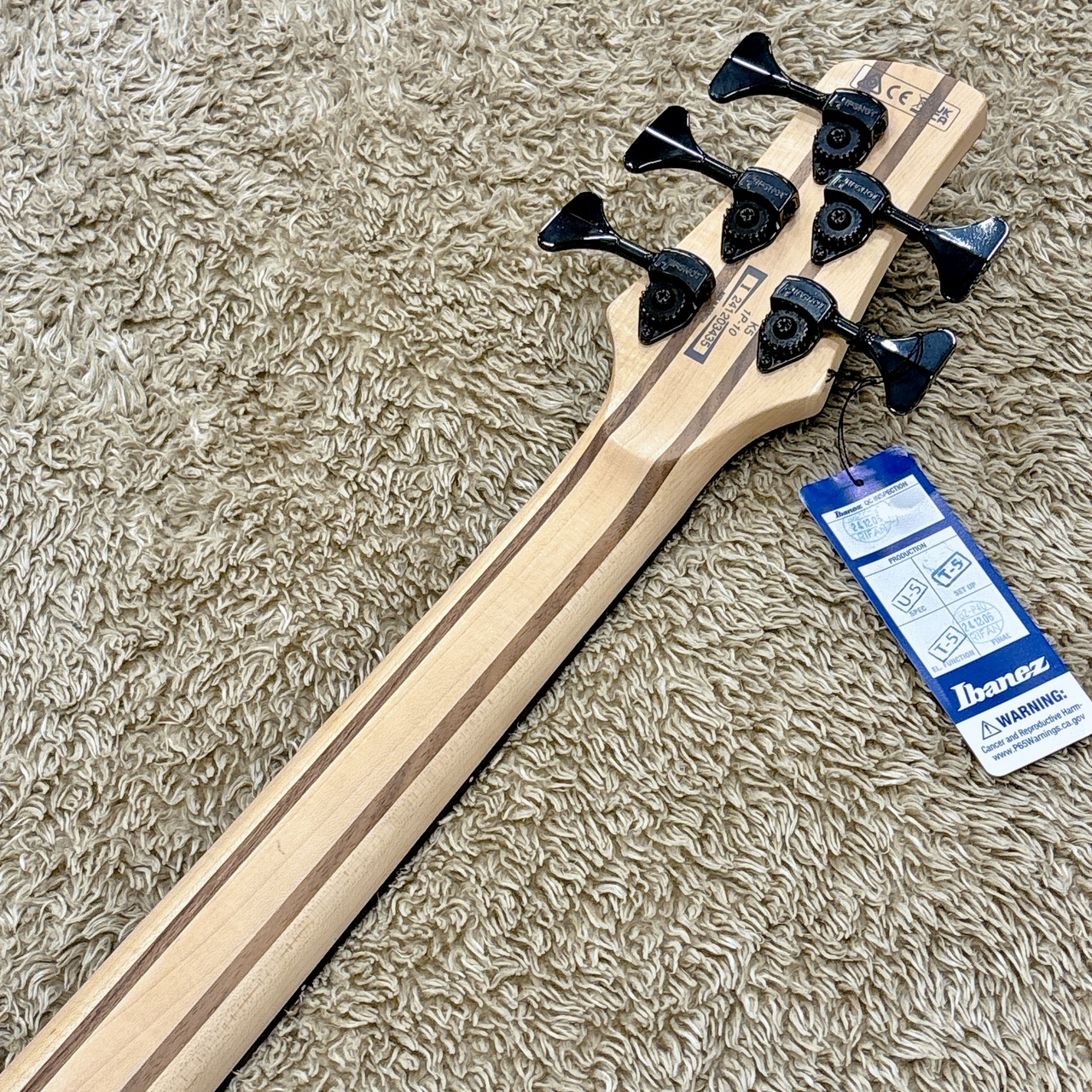 Ibanez K5 Fieldy KORN Signature / BKF (Black Flat)【5弦