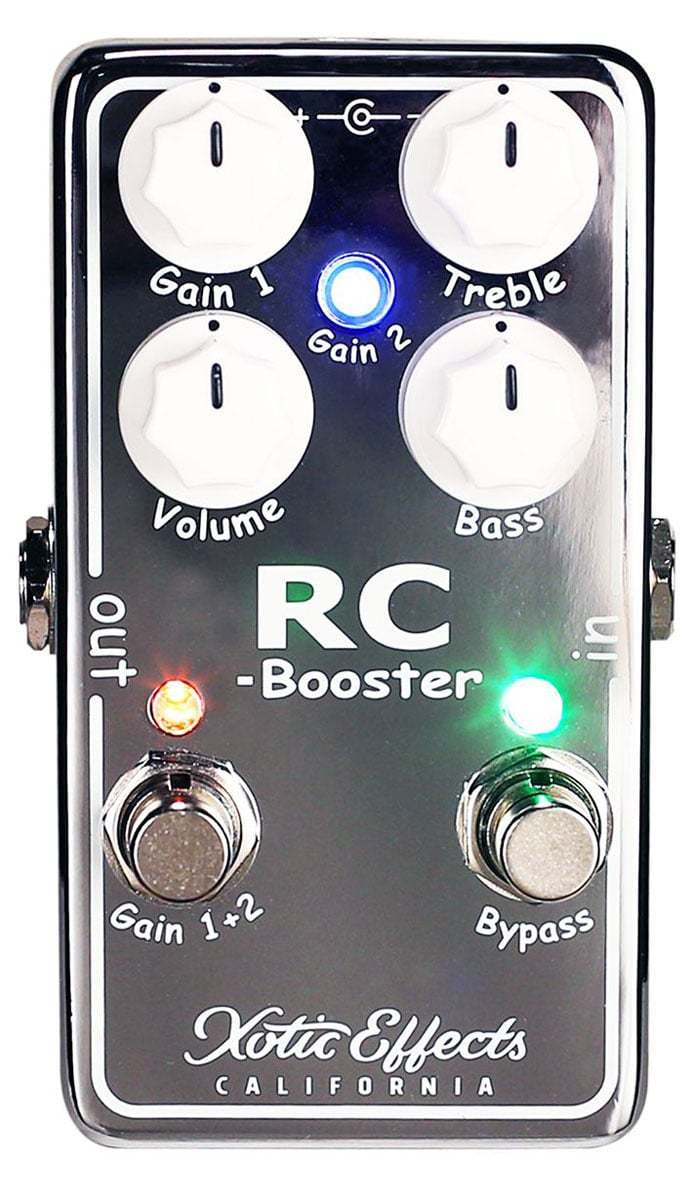 【Xotic】RC-Booster V2裏面にベルクロを張っています