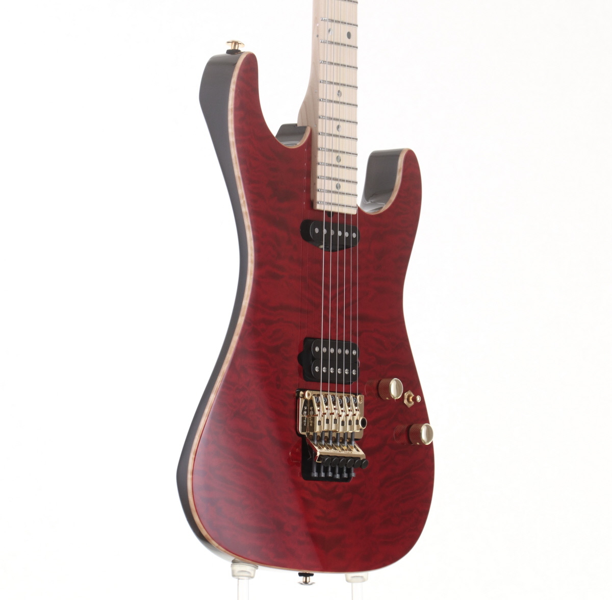 Suhr Custom Standard Quilt Top Floyd Trans Red 【新宿店】（中古