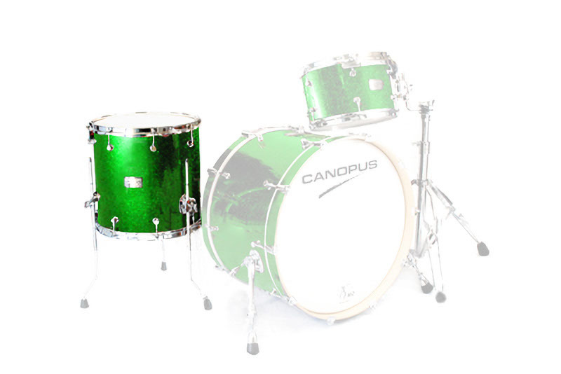 canopus CANOPUS NV60M2 16x16 Floor Tom Green Spkl. Wrap