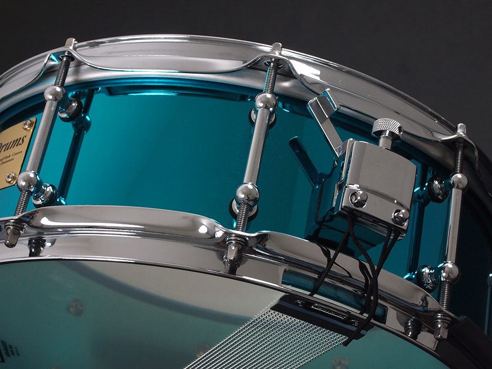 Negi Drums Blue on Steel Snare 14