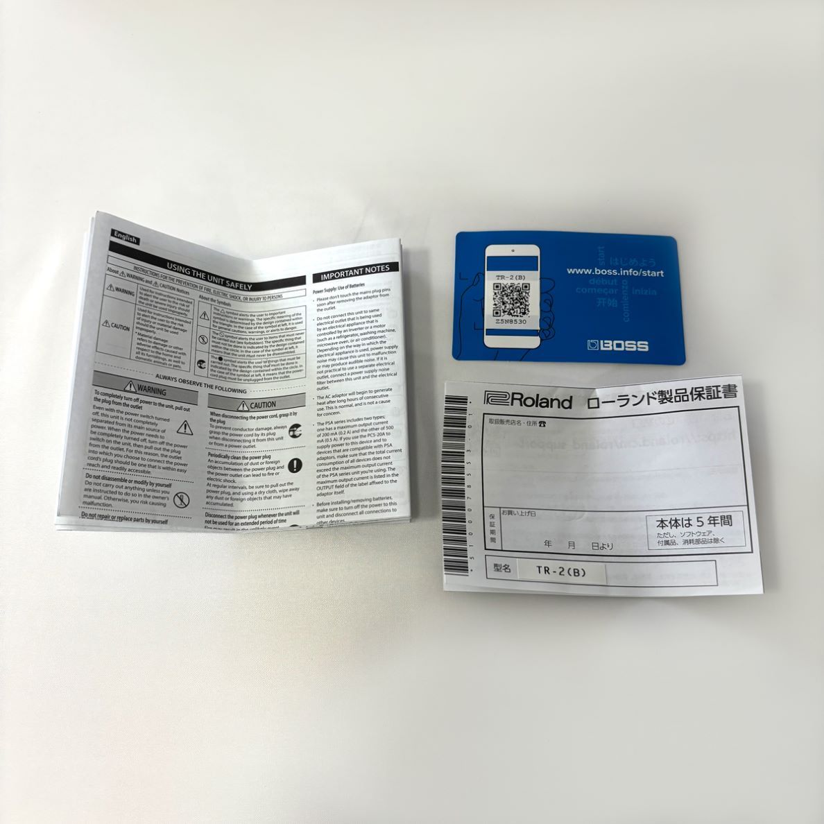 BOSS TR-2 Tremoro エフェクターTR2 【S/N Z5N8530 】（B級特価/送料