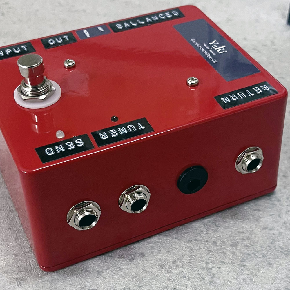 テレキャスタージャンクションボックス YUKI HS-JB/S 【高品位なベース専用ジャンクションボックス+DI】（新品