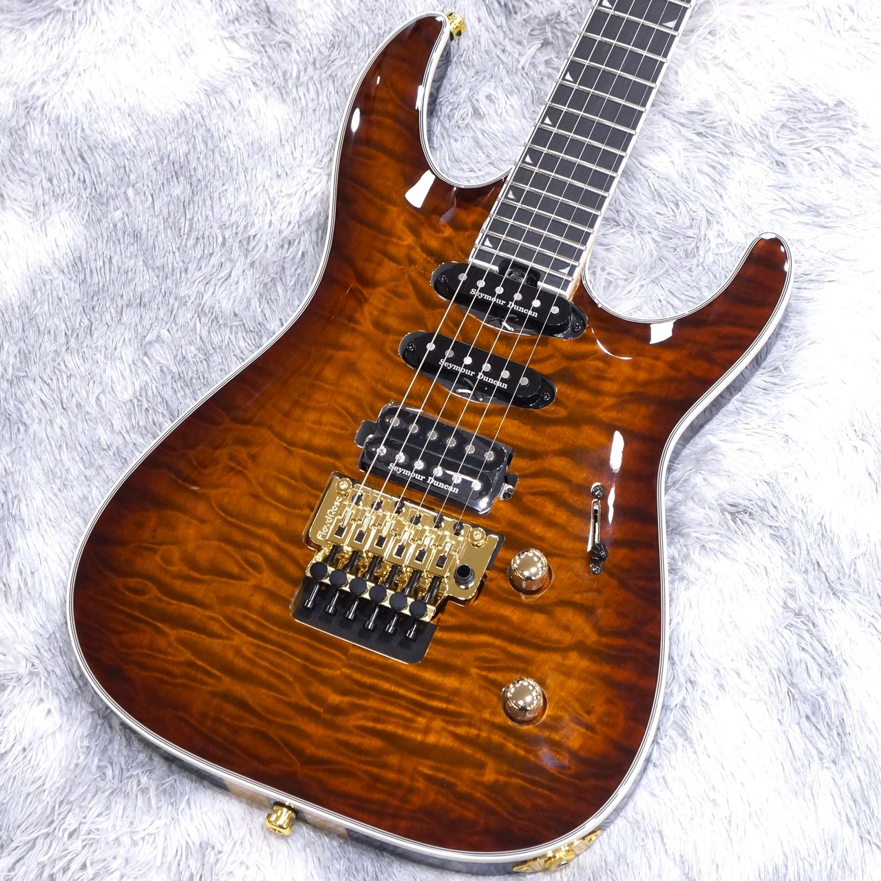 Jackson Pro Plus Series Soloist SLA3Q Amber Tiger Eye【特価