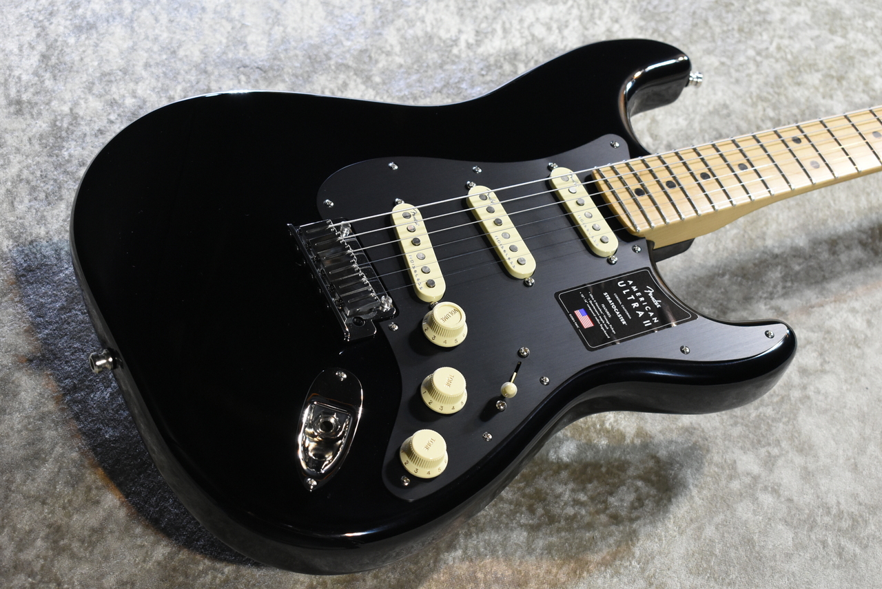 Fender LTD AMERICAN ULTRA II STRATOCASTER Roasted Maple Black