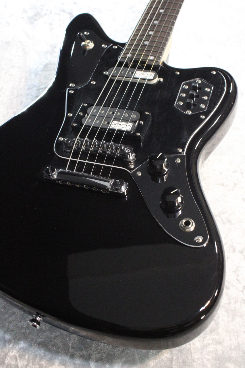 SCHECTER AR-06 Black #S2312010 【4.08kg】【ジャガー シェイプロングスケール】【漆黒指板】（新品/送料無料）【楽器検索デジマート】