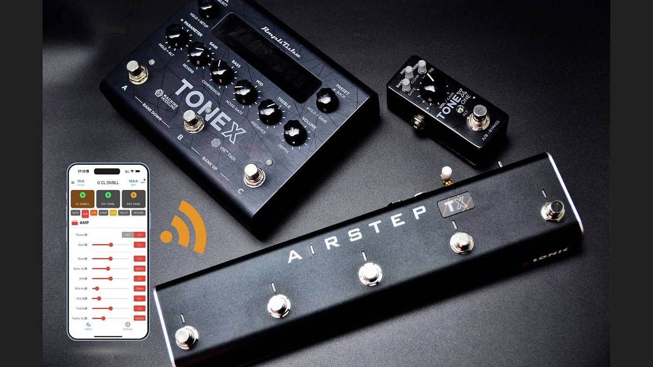 XSONIC AIRSTEP TX + TONEX Pedal Bundle TONEX ONE/TONEX PEDAL