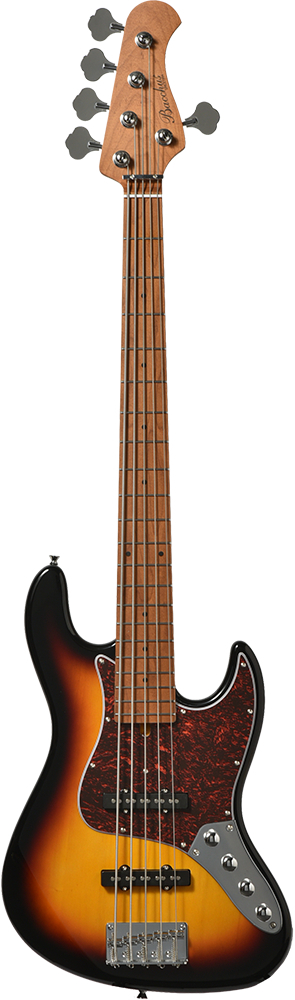 Bacchus WJB5-1DX-AC RSM/M -3TS (3 Tone Sunburst)- 【オンライン