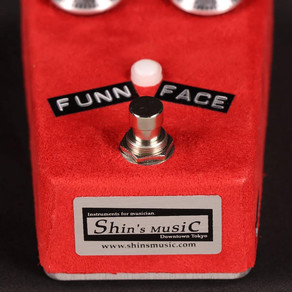 Shins Music FUNN FACE FUZZ Red ファズ シンズミュージック【WEBSHOP