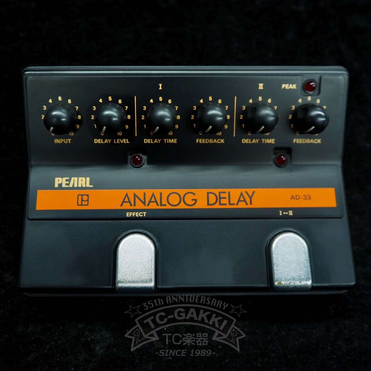 美品 PEARL ANALOG DELAY AD-33 アナログディレイ Pearl AD-33 ANALOG DELAY（ビンテージ）【楽器検索デジマート】