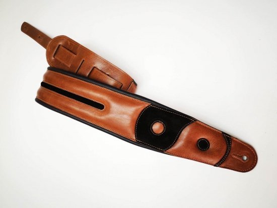 ERGOSTRAPS Padded Ying Yang Whisky brown / Black suede ...