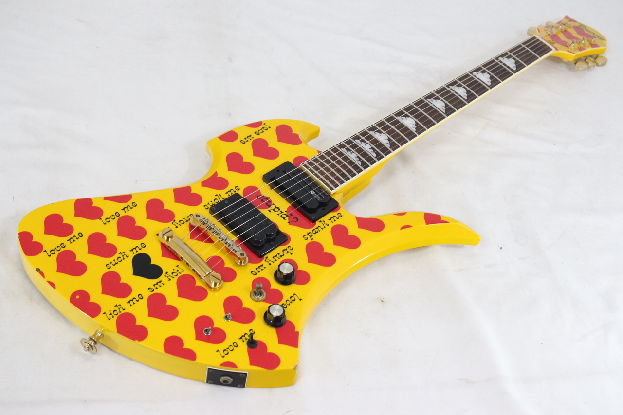 [8/31削除][傷汚れ極少]イエローハート　hide MG145S Burny MG-145S HY ~Yellow Heart~【hide Signature Model】 税込