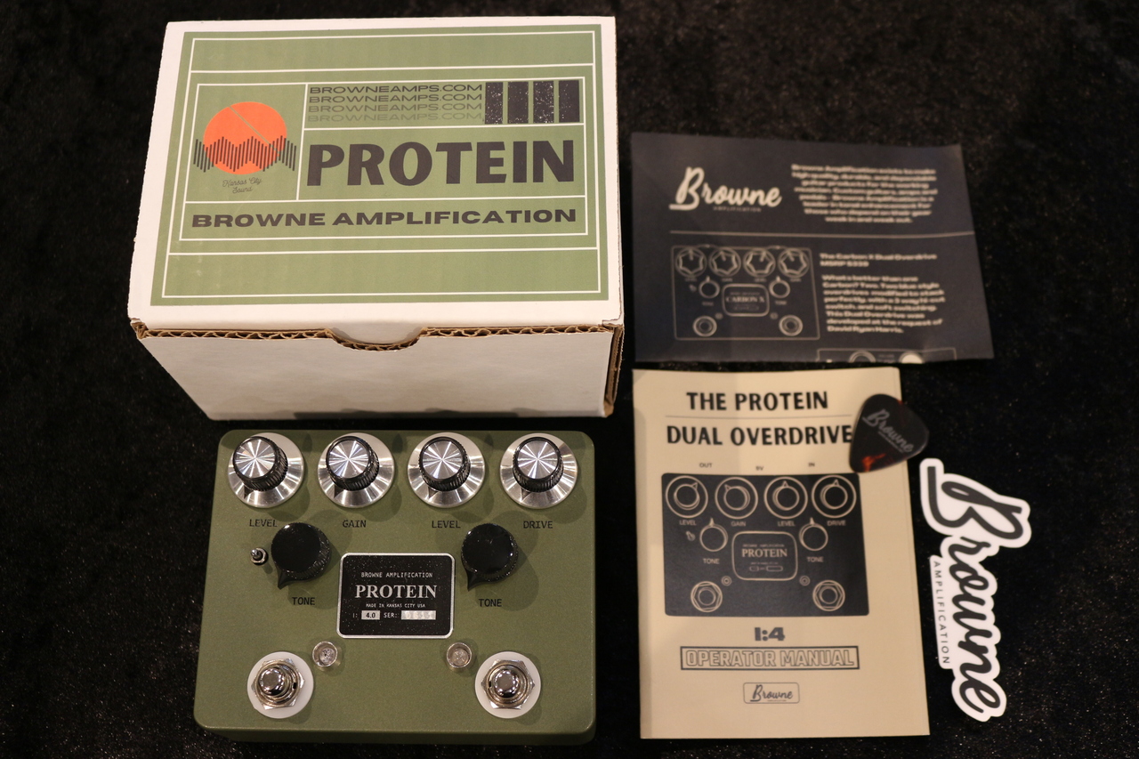 BROWNE AMPLIFICATION Protein V4 Green /Dual Overdrive【ODR