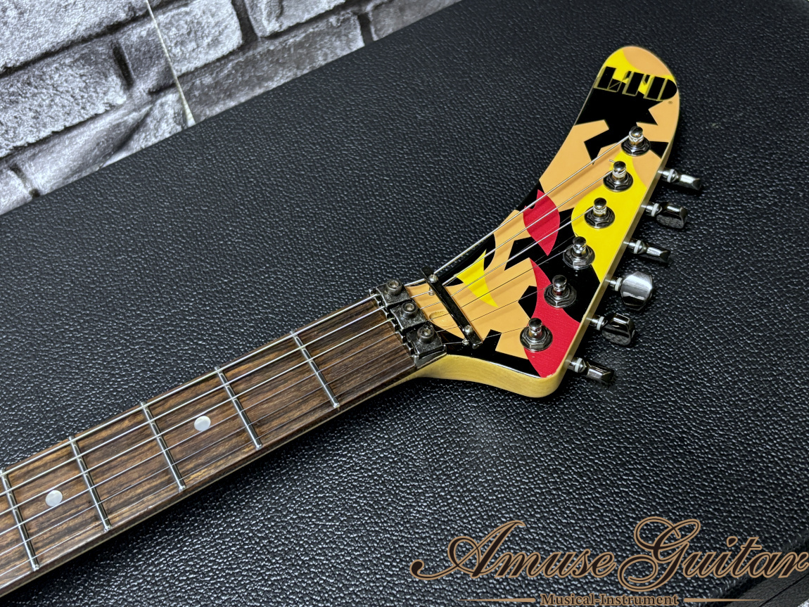 LTD GL-200K # BLK w/ Kamikaze Graphic 2012年製【George Lynch