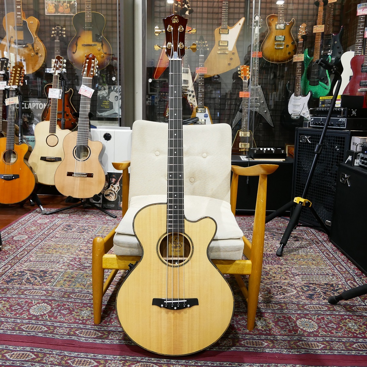 エレアコベースcrews maniac sound EB2400 Limited Crews Maniac Sound EB-2400 / Natural 【エレアコースティックベース