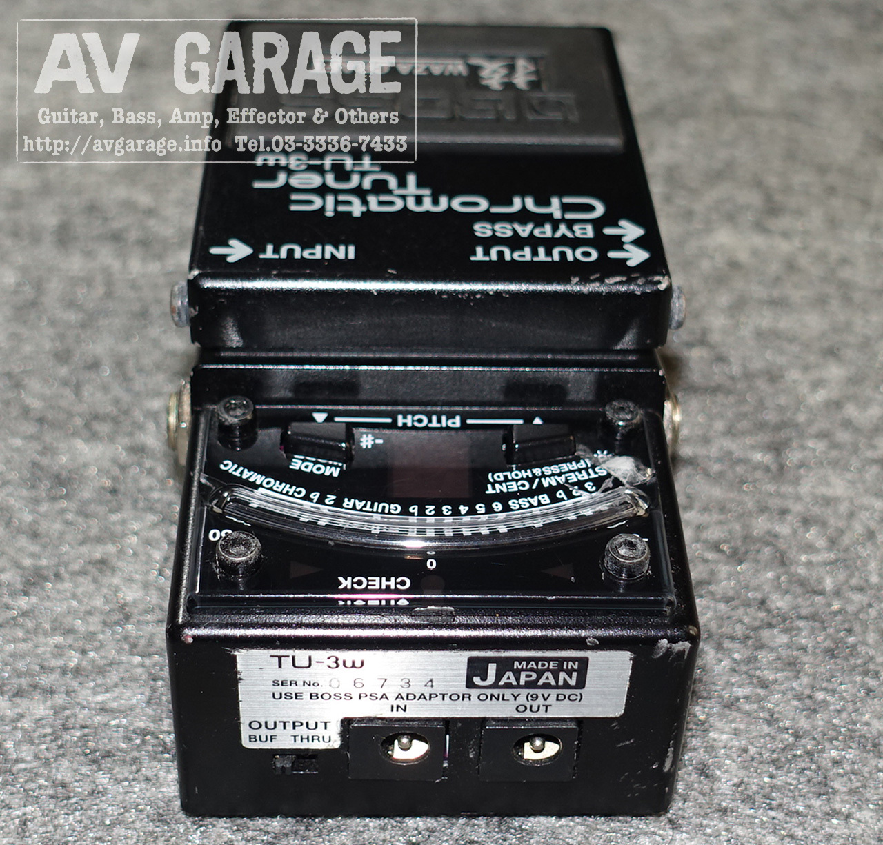 BOSS TU-3W CHROMATIC TUNER（中古）【楽器検索デジマート】