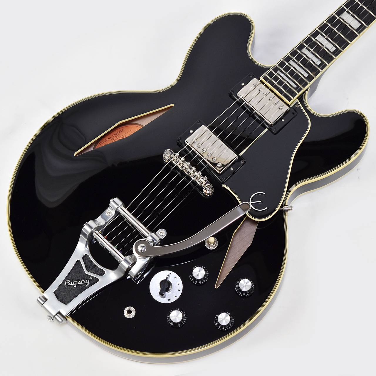 Epiphone Ubukata ES-355 Ver.02 Ebony 生形真一 シグネチャー（中古 