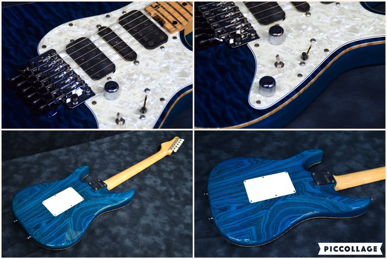 SCHECTER EX-V-24-CTM-FRT BKAQ/M（中古）【楽器検索デジマート】