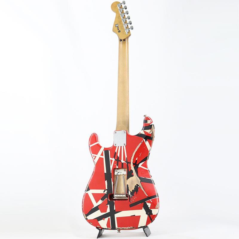 EVH Striped Series Frankenstein Frankie (Red with Black Stripes