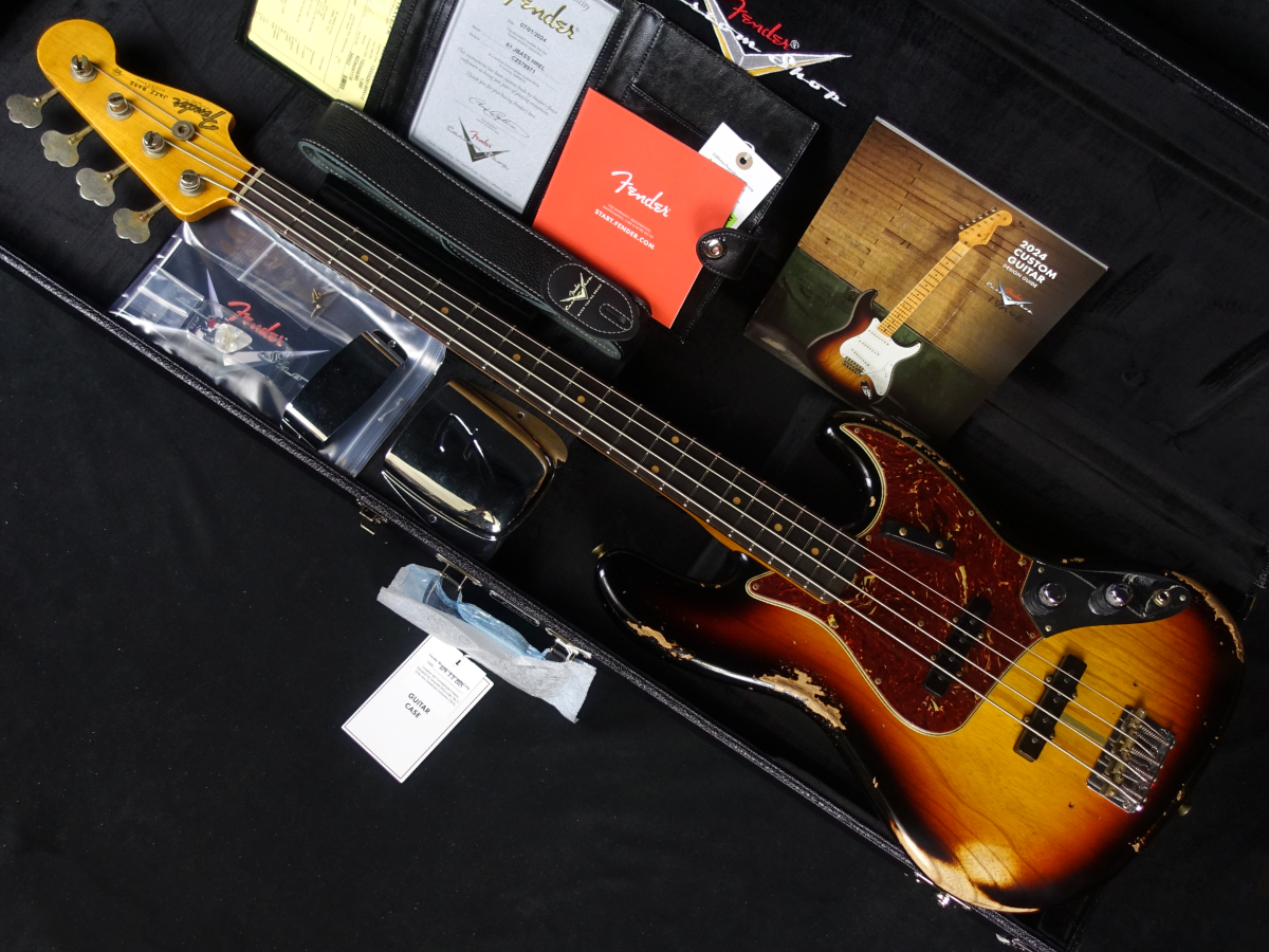 Fender Custom Shop 1961 Jazz Bass Heavy Relic Super Faded Aged 3-Color  Sunburst（新品）【楽器検索デジマート】