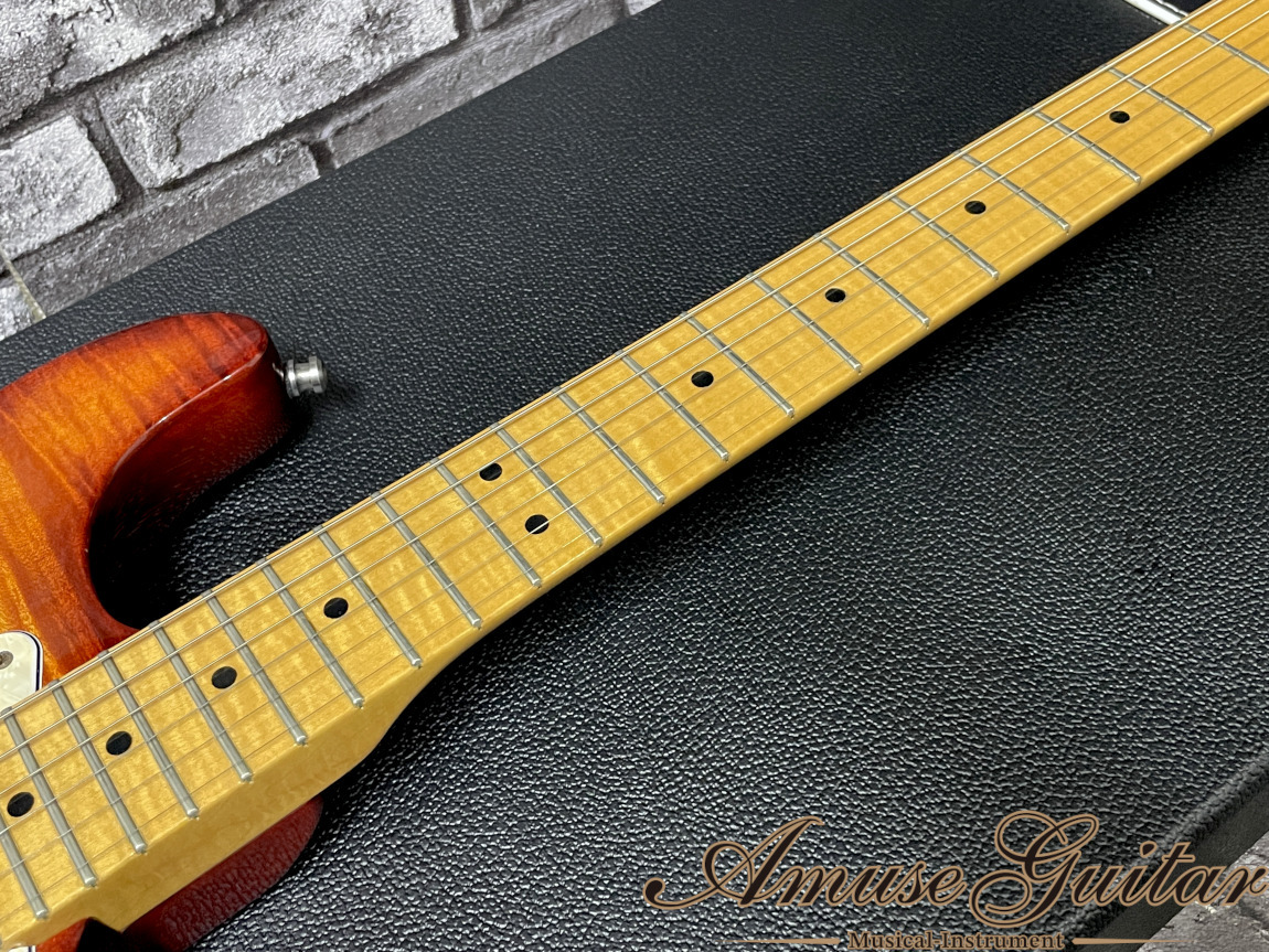 Fender USA Select Stratocaster # Dark Cherry Burst/Flame