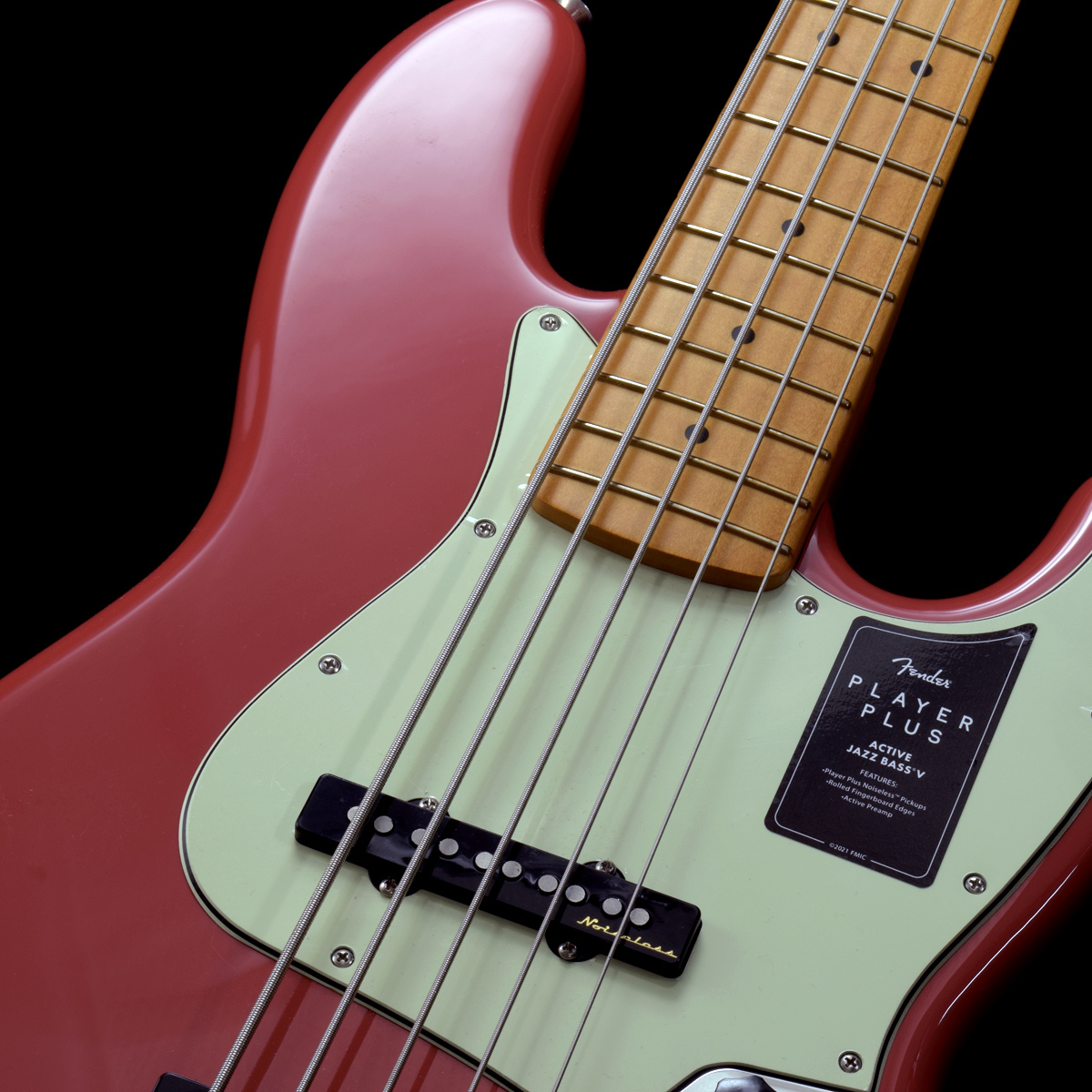 Fender Player Plus Jazz Bass V Maple Fingerboard Fiesta Red 【福岡