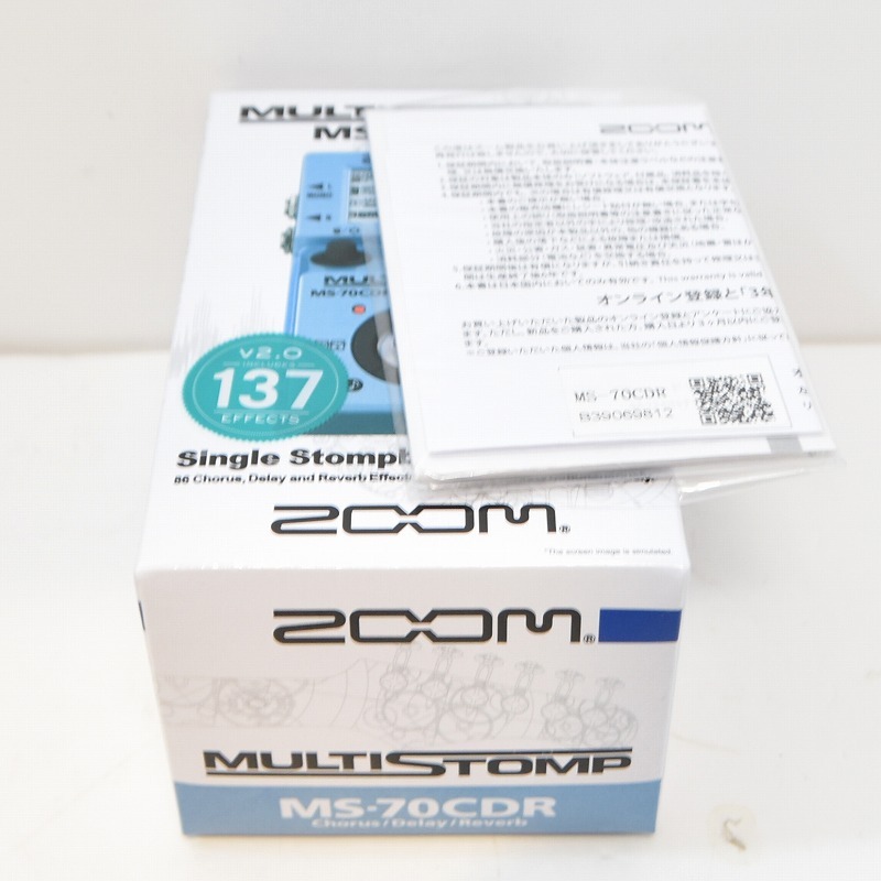ZOOM MS-70CDR / Multi Stomp 【心斎橋店】（中古）【楽器検索デジマート】